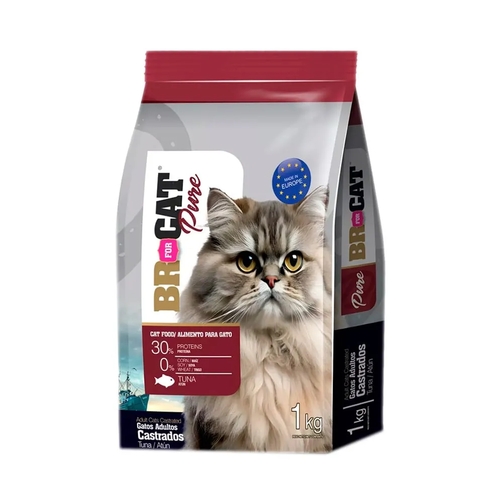 BR FOR CAT PURE ADULTO CASTRADO ATUN