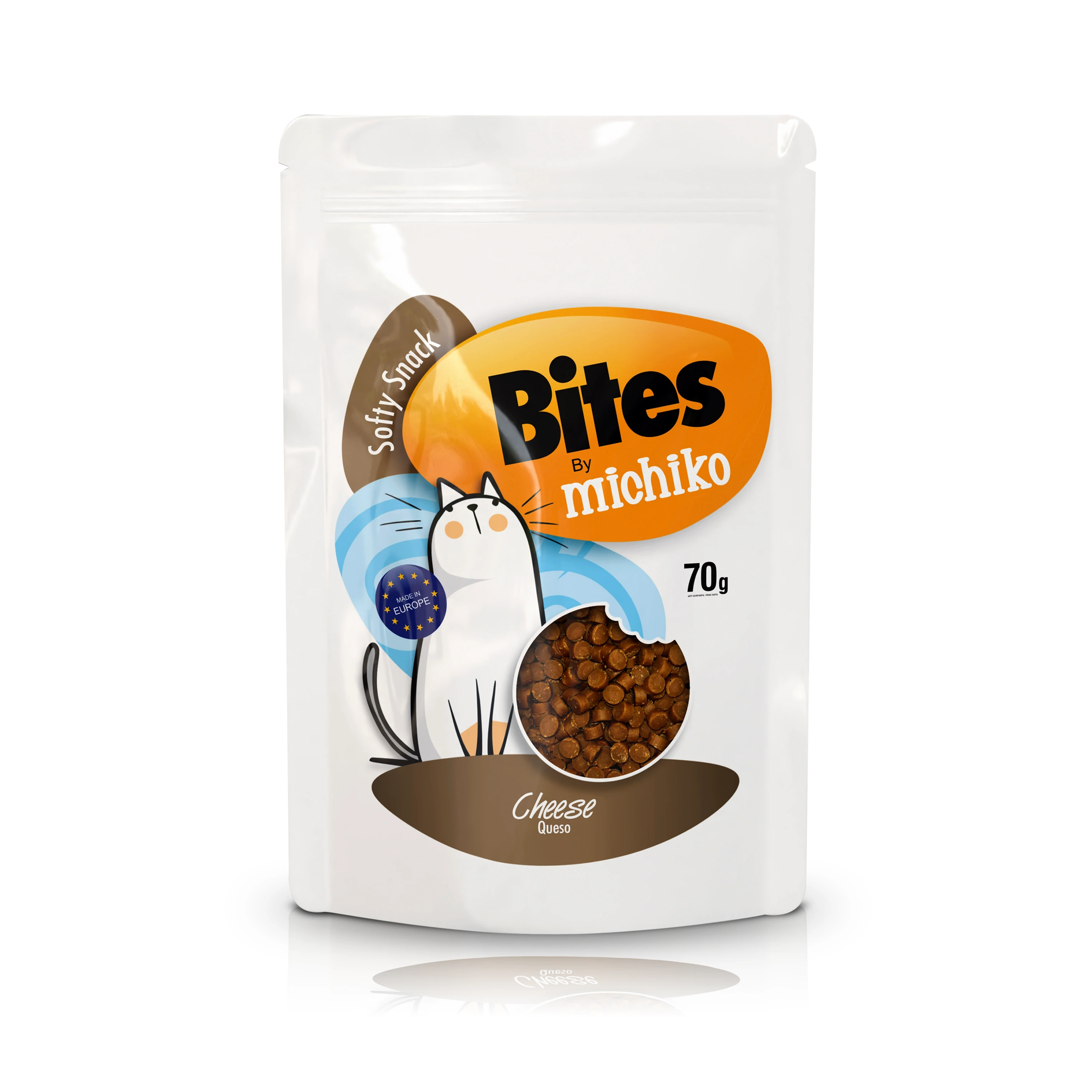[snack_para_gato_bites_by_michiko_queso_x_70_g] SNACK PARA GATO BITES BY MICHIKO (Queso)