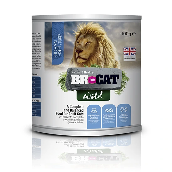 [lata_br_for_cat_wild_ocean_fish_(_pescado)_x_400_g] LATA BR FOR CAT WILD (Pescado)