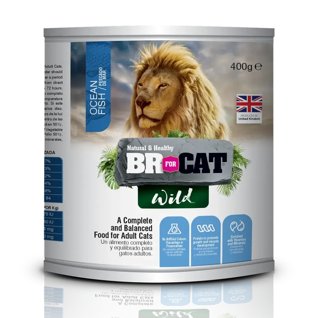 [lata_br_for_cat_wild_ocean_fish_(_pescado)_x_400_g] LATA BR FOR CAT WILD (Pescado)