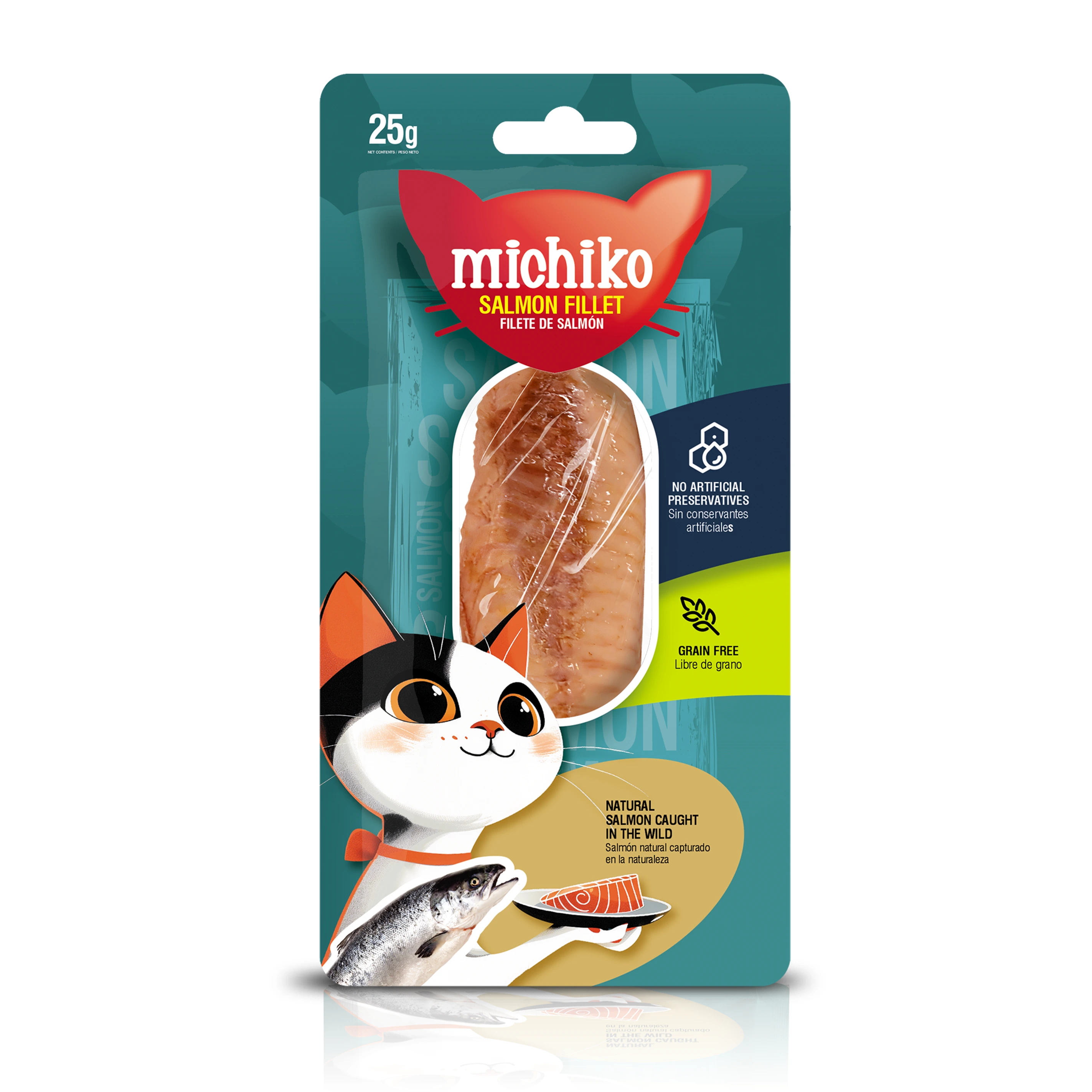 [snack_caja_michiko_filetes_sabor_a_salmon_x_12_und] SNACK CAJA MICHIKO FILETES x 12 UND (Salmón)