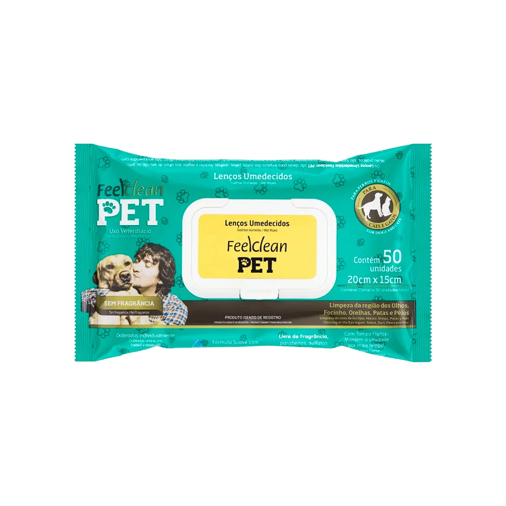FEELCLEAN PET X 50 UNIDADES CAJA X 24