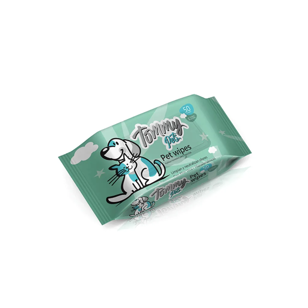 PAÑITOS HUMEDOS TOMMY PETS