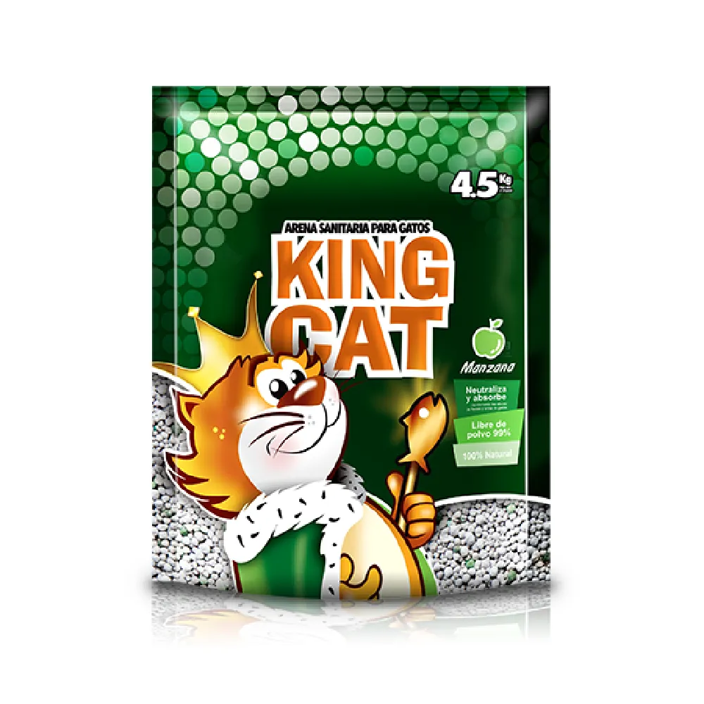 [arena_king_cat_manzana_x_4.5_kg] ARENA KING CAT (Manzana, 4.5 KG)