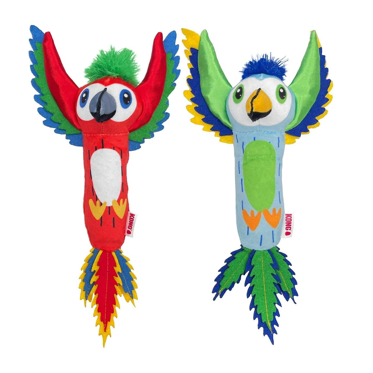 [kong_gato_peluche_tropics_pajaro] KONG GATO PELUCHE TROPICS PAJARO