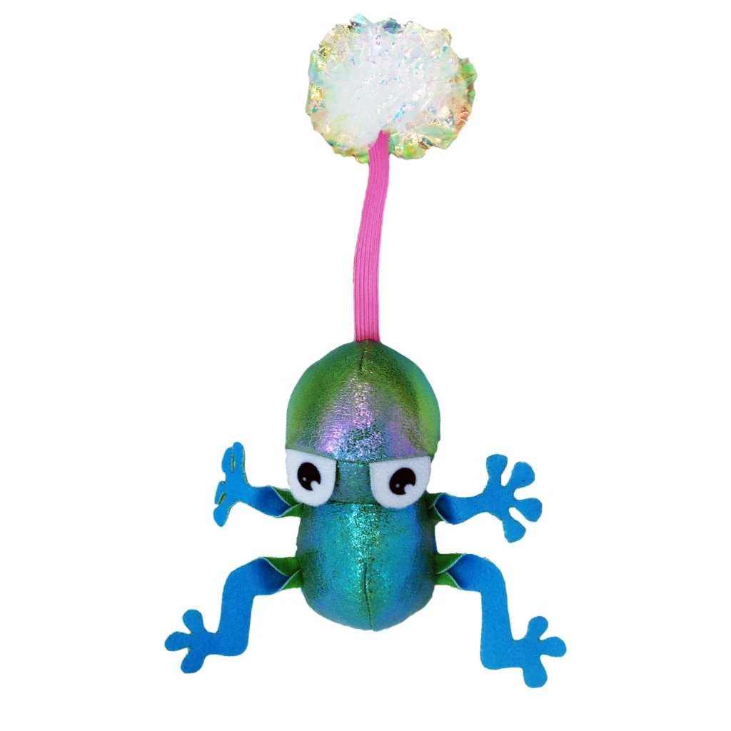 [kong_gato_juguete_flingaroo_frog_sapo] KONG GATO JUGUETE FLINGAROO FROG - SAPO