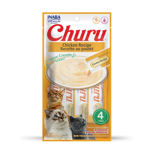 INABA GATO CHURU 4 PIEZAS (Pollo)