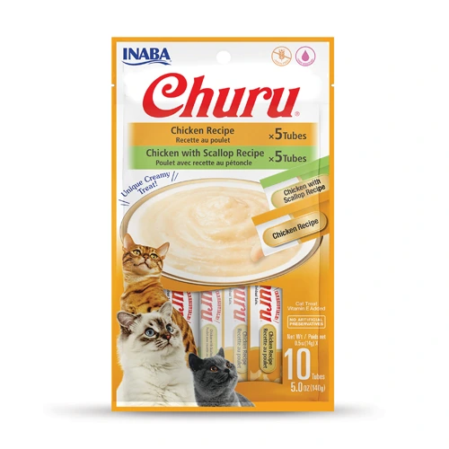 INABA GATO CHURU 10 PIEZAS (Variedad Pollo)