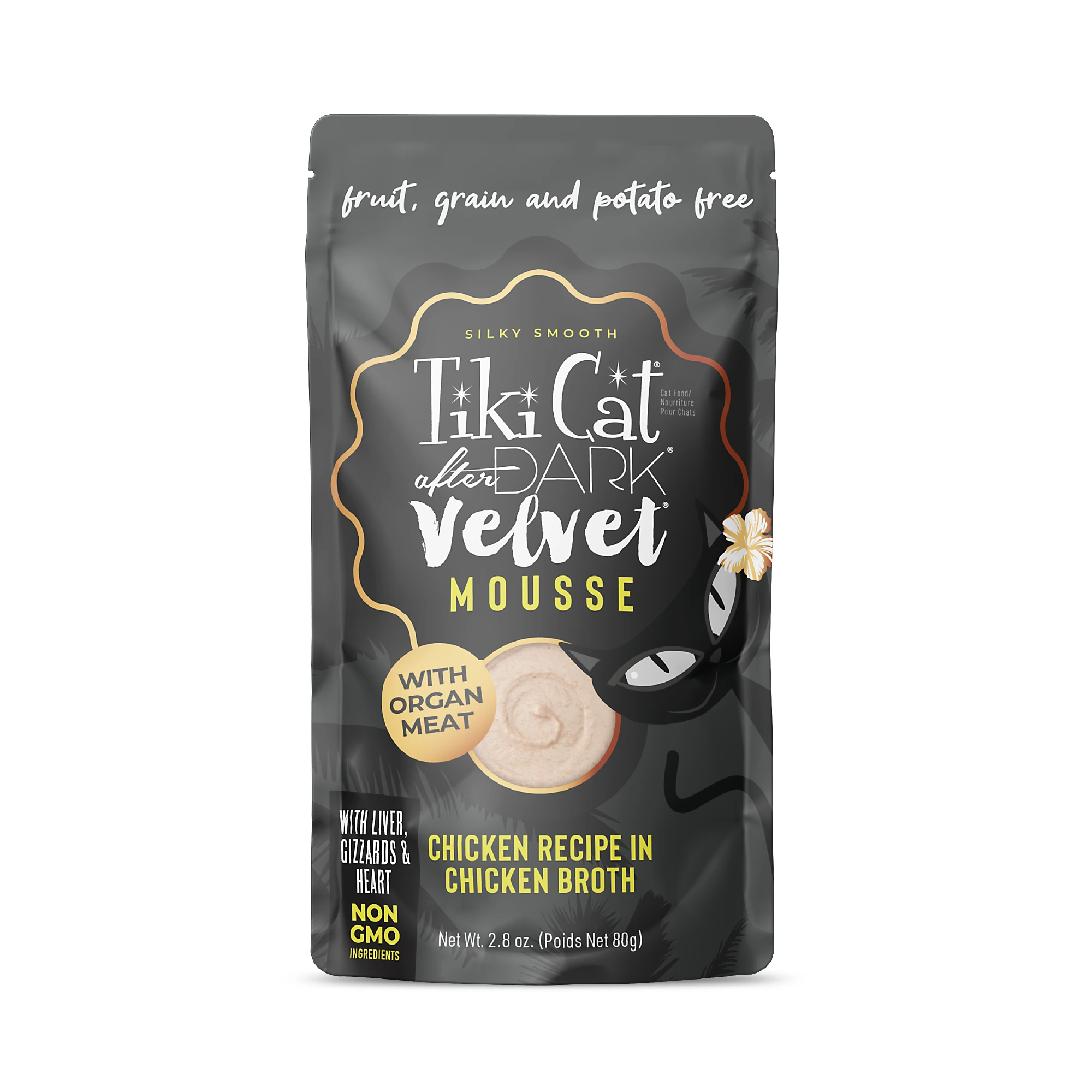 TIKI CAT AFTER DARK VELVET MOUSSE (Pollo)