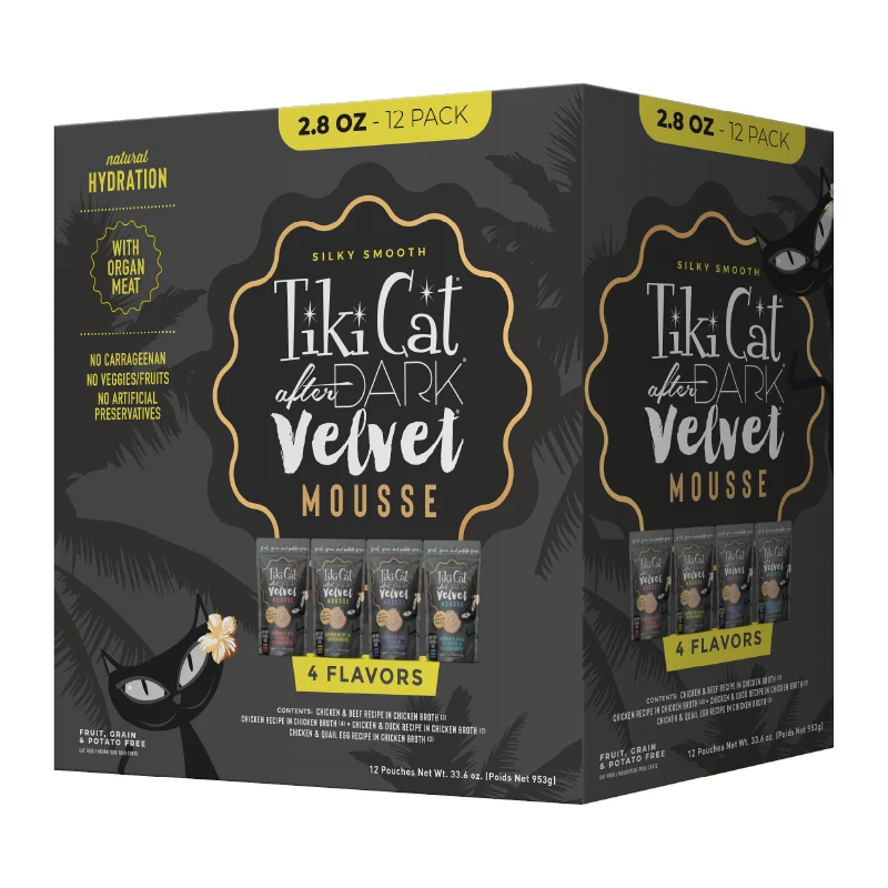 TIKI CAT AFTER DARK VELVET MOUSSE