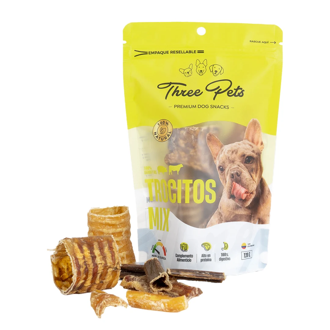 THREE PETS PERRO TROCITOS MIX