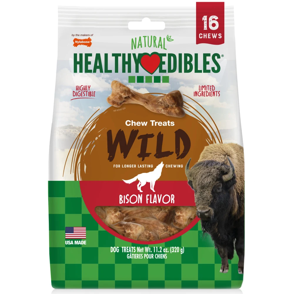 [nylabone_perro_wild_hueso_de_bisonte] NYLABONE PERRO WILD HUESO DE BISONTE