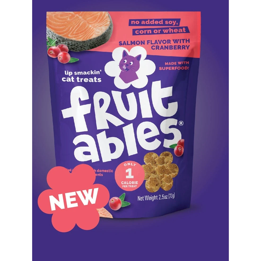 FRUITABLES GATO SNACK BAJO EN CALORIAS