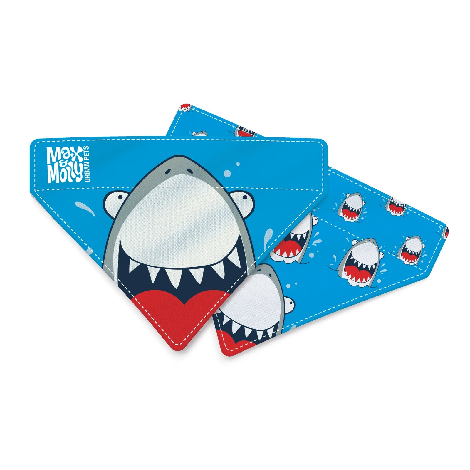 MAX & MOLLY BANDANA FRENZY THE SHARK (S)