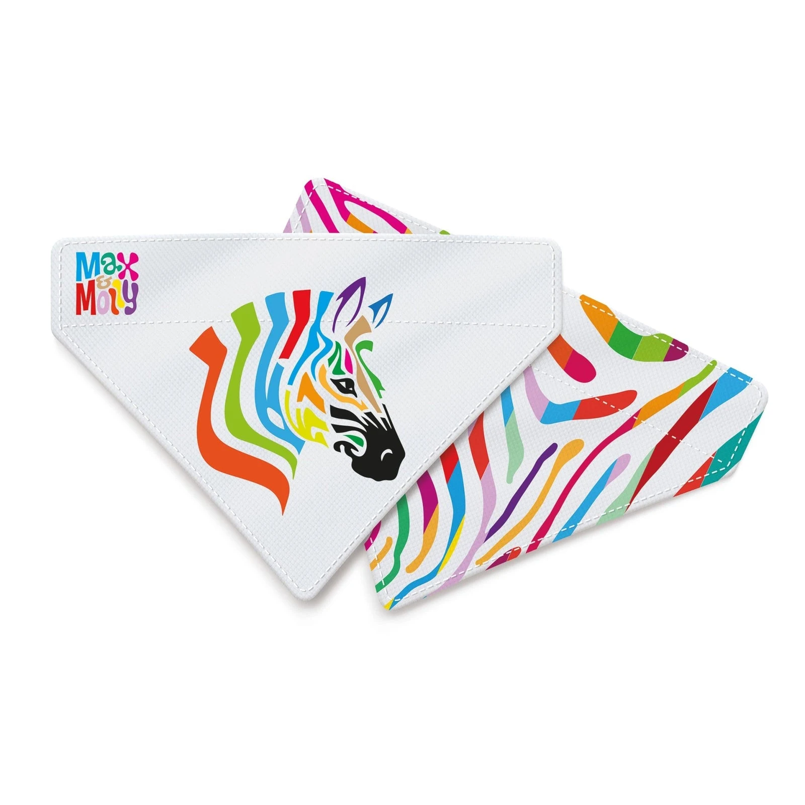 MAX & MOLLY BANDANA MAGIC ZEBRA (S)