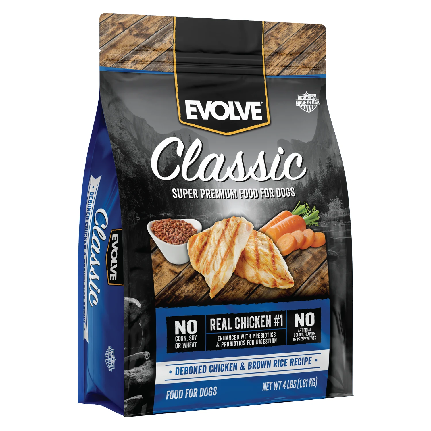EVOLVE DOG CLASSIC CHICKEN (4 LBS (1.81 KG))
