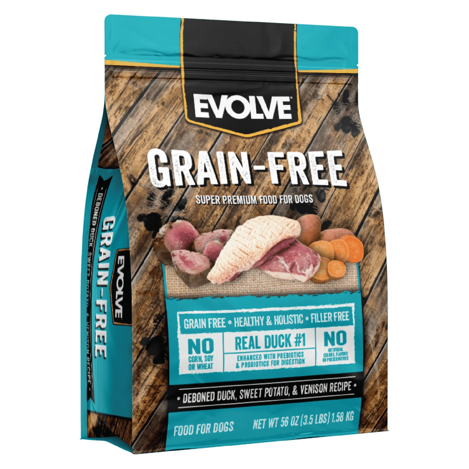 EVOLVE DOG GRAIN FREE DUCK (11 LBS (4.98 KG))