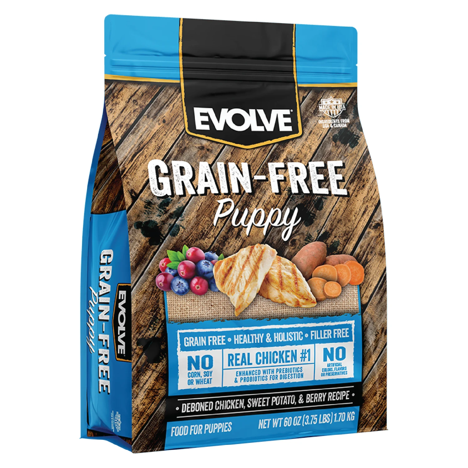 EVOLVE DOG GRAIN FREE PUPPY CHICKEN (14 LBS (6.35 KG))