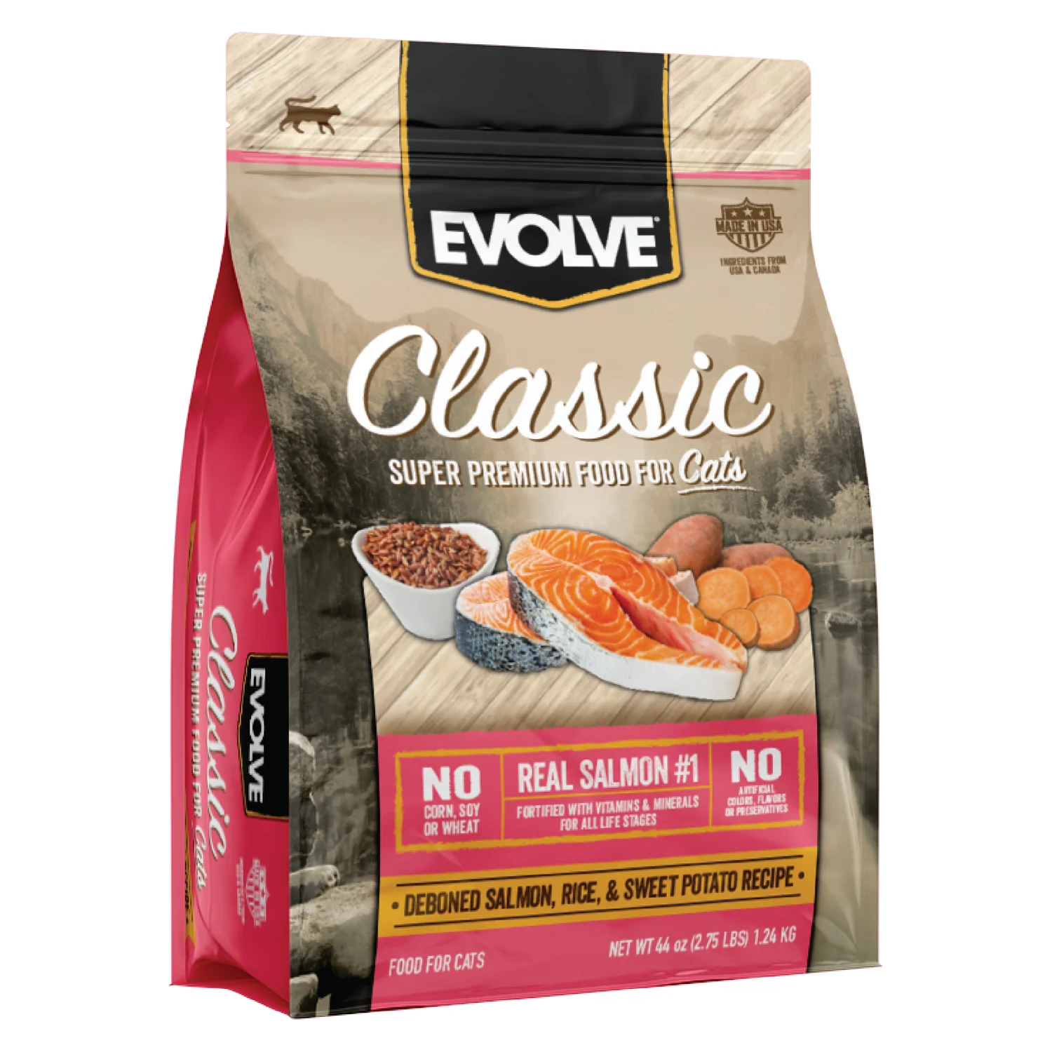 EVOLVE CAT CLASSIC SALMON (14 LBS (6.35 KG))