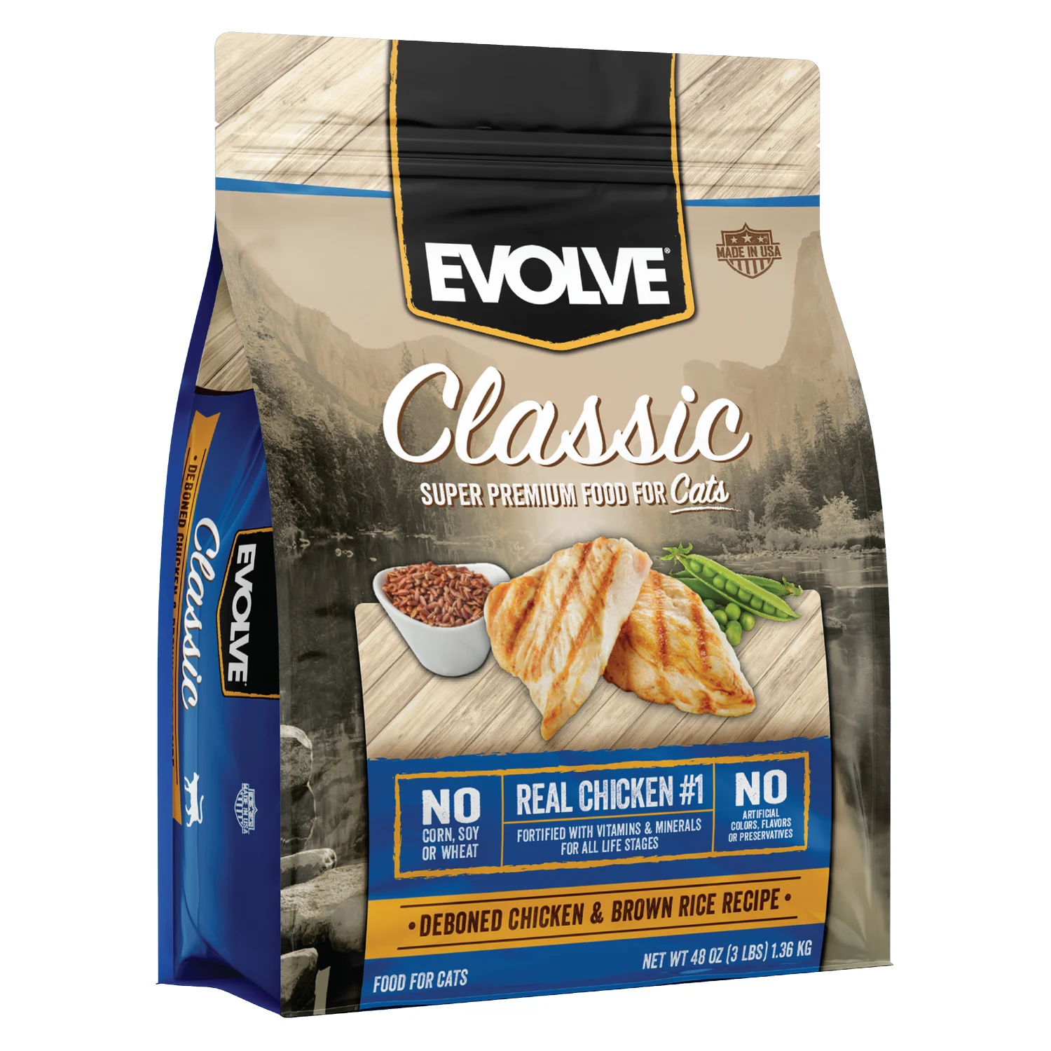 EVOLVE CAT CLASSIC CHICKEN (15 LBS (6.8 KG))
