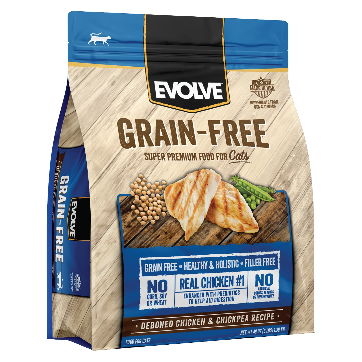 EVOLVE CAT GRAIN FREE CHICKEN (11 LBS (4.98 KG))