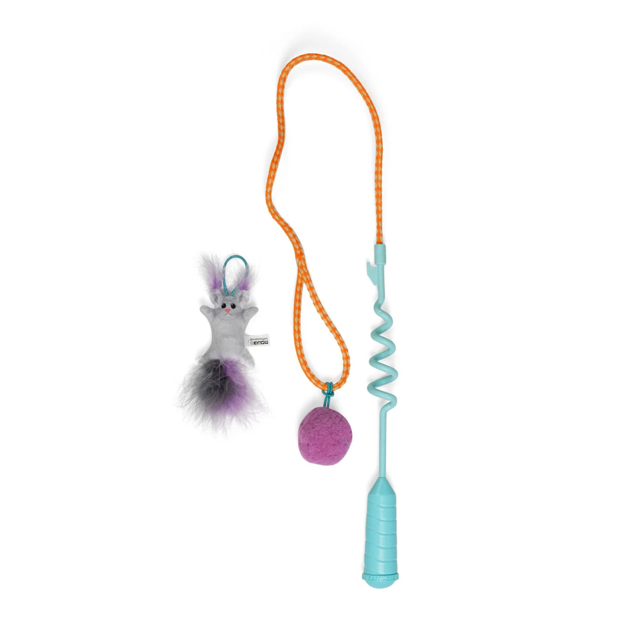 CATSTAGES FRISKY CAT-APULT SPRING WAND