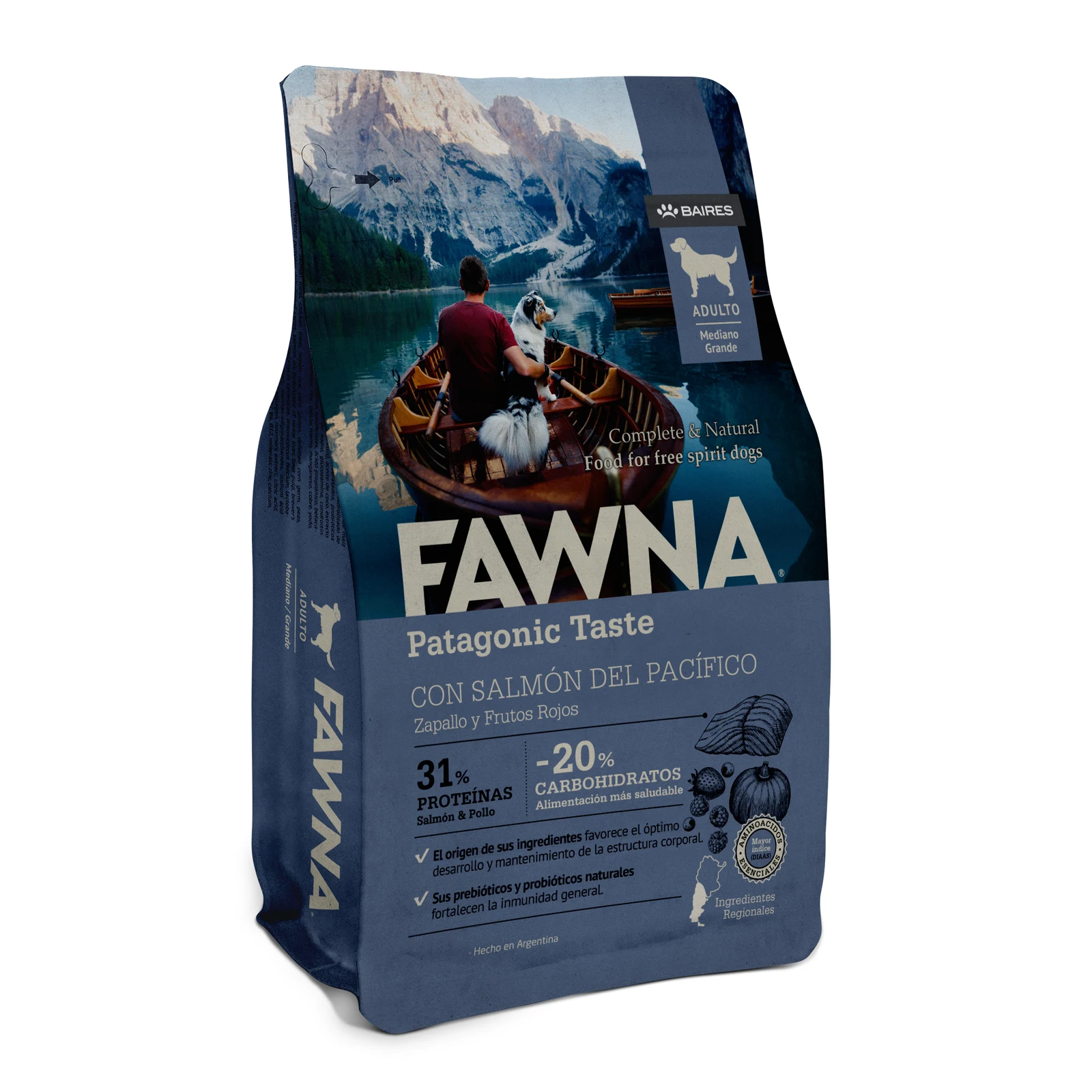 FAWNA SALMON PERROS ADULTOS RAZA MEDIUM Y LARGE (3 KG)