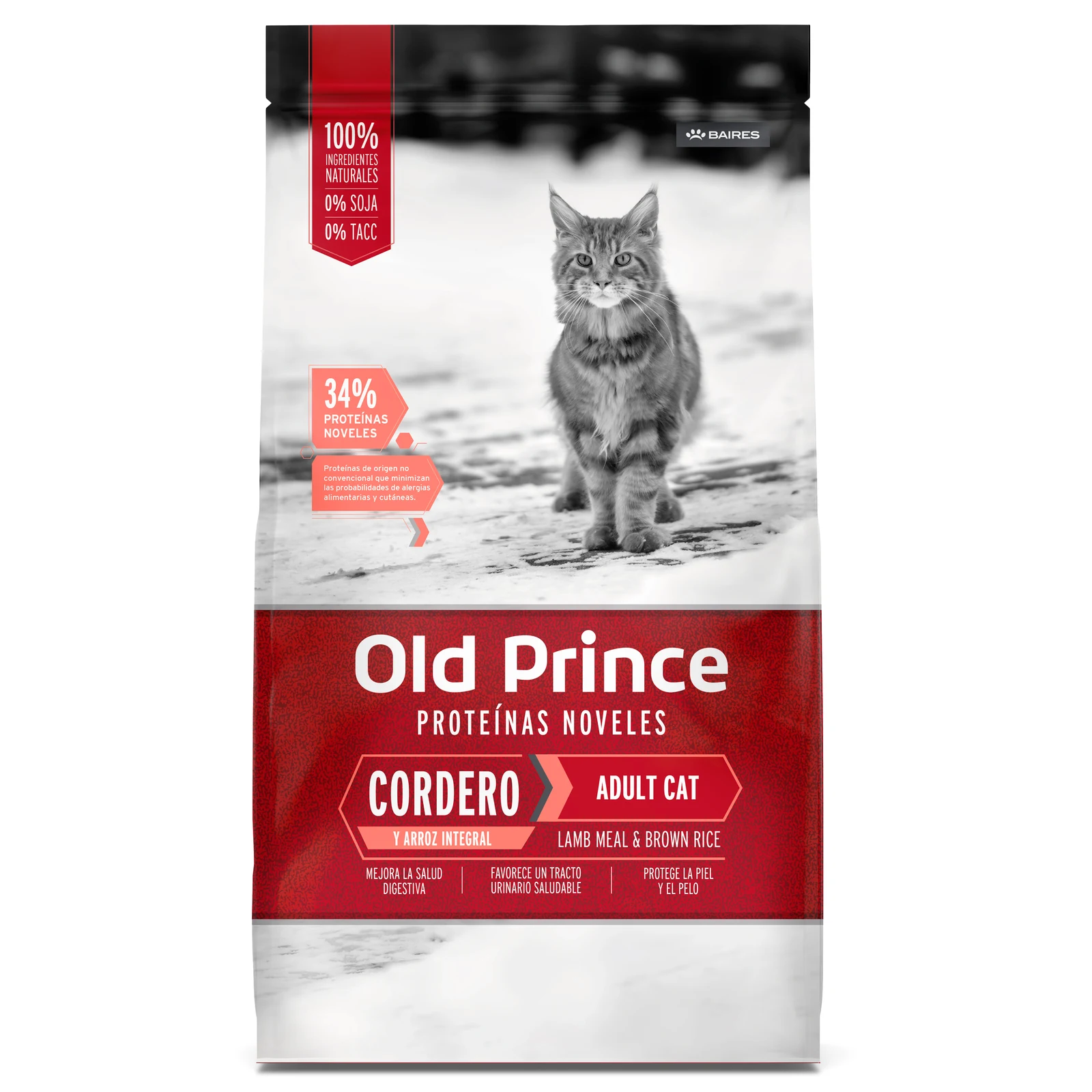 OLD PRINCE NOVEL GATOS CORDERO ADULTOS (1 KG)