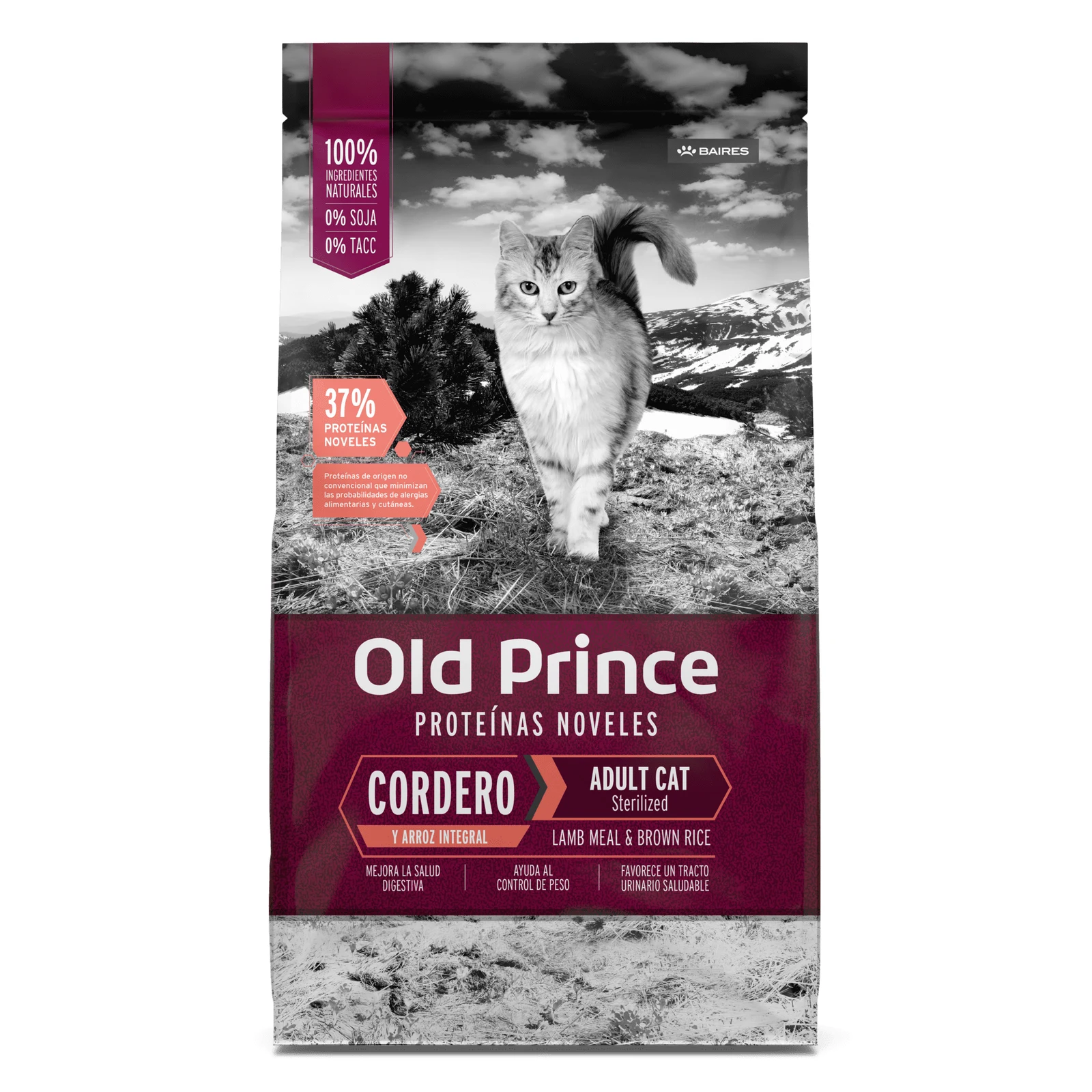 OLD PRINCE NOVEL GATOS CORDERO ADULTOS INDOOR (1 KG)