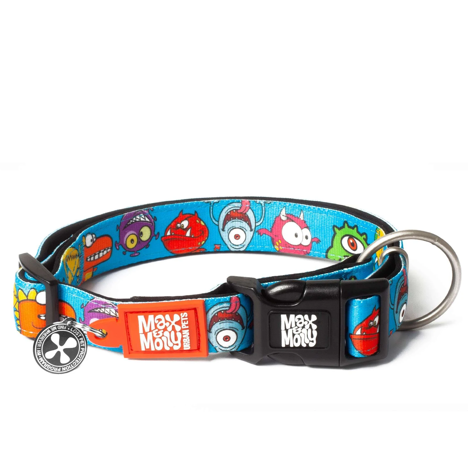 MAX & MOLLY COLLAR PERRO LITTLE MONSTERS (XS)