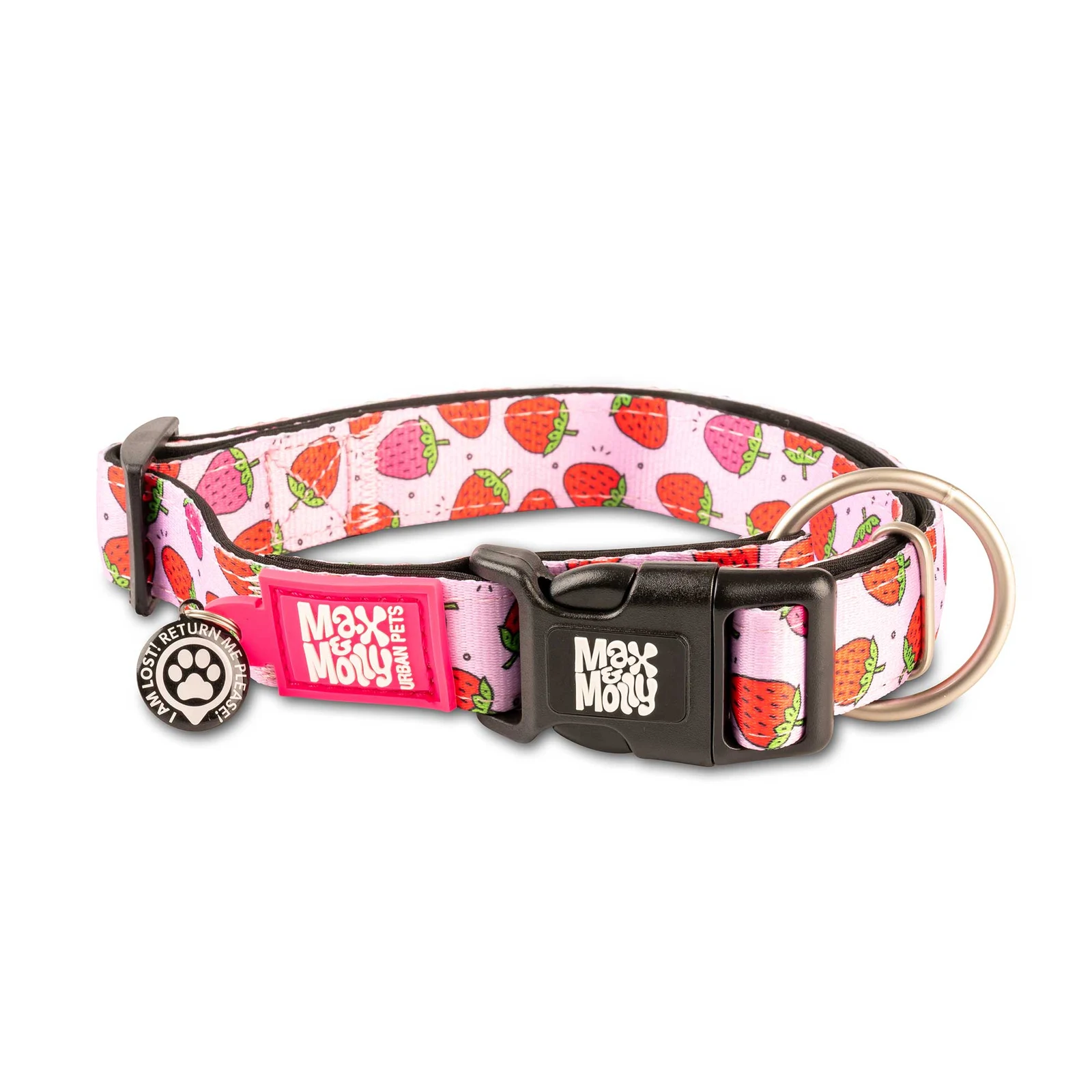 MAX & MOLLY COLLAR PERRO STRAWBERRY DREAM