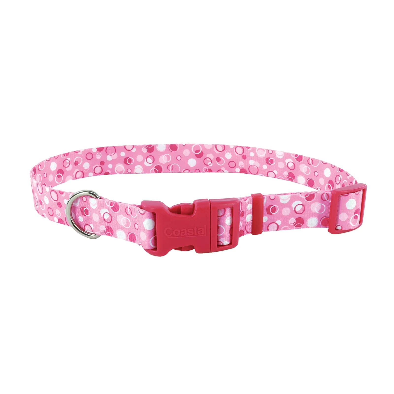 COASTAL PERRO COLLAR STYLES POLKA ROSADO