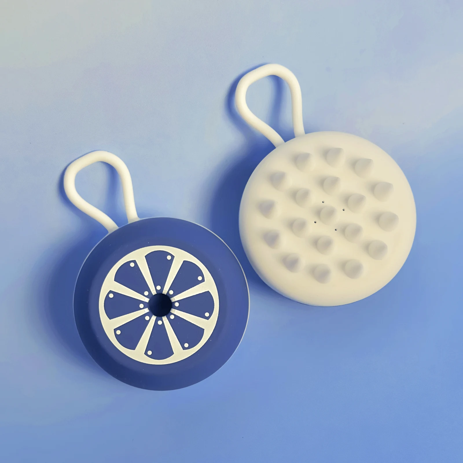 Cepillo de baño Limón puntudo (Azul)