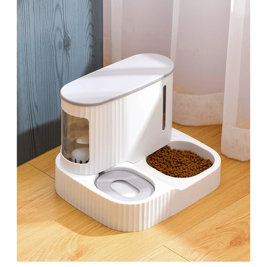 Dispensador de agua y comida Tower (Azul 30.8*25.8*22 cm)
