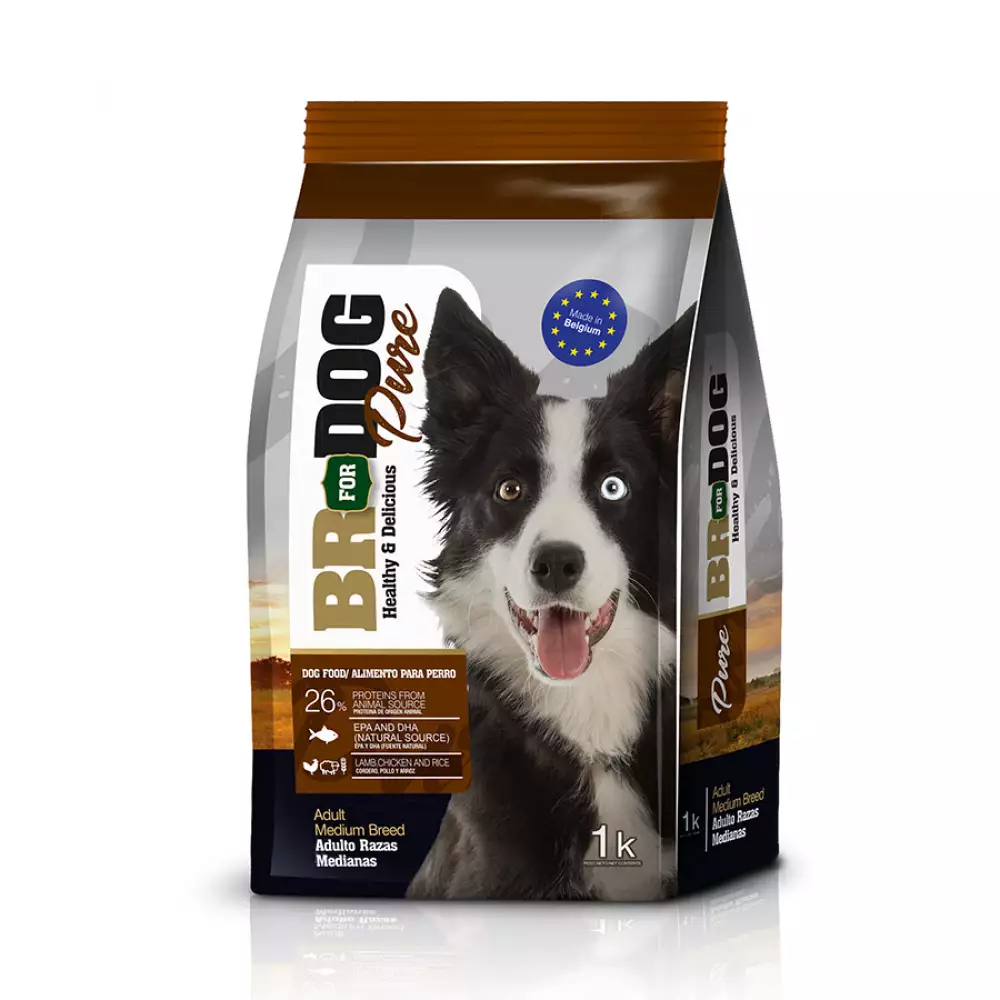 BR FOR DOG PURE ADULTO RAZA MEDIANA