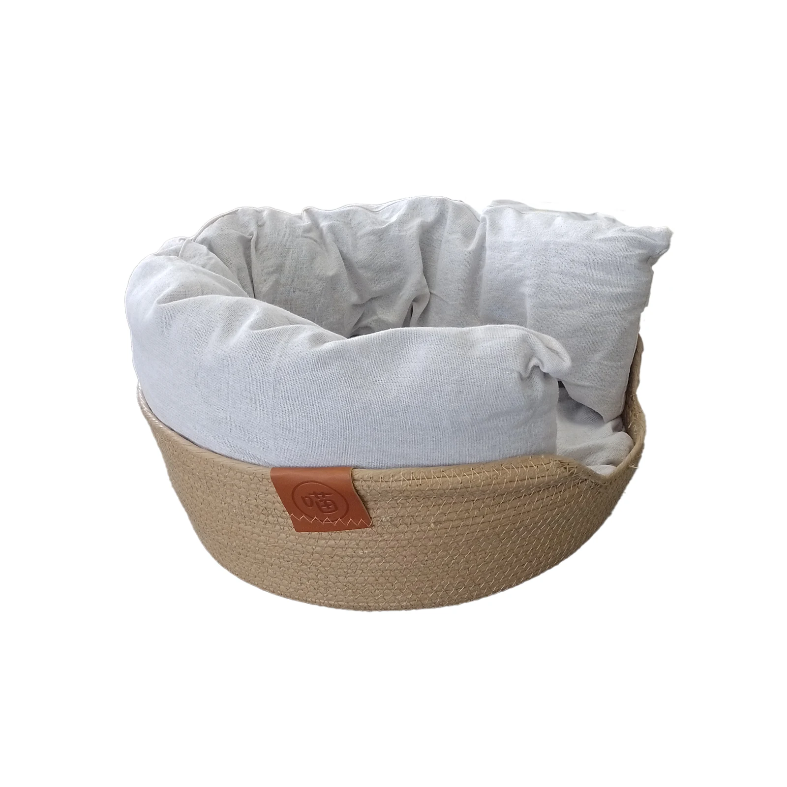Cama canasto Pets (Blanco  45cm circunferencia)