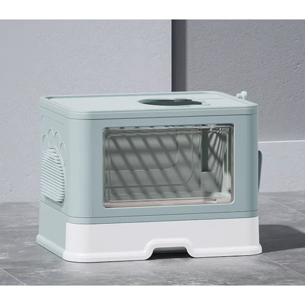 Arenera plegable con rascador